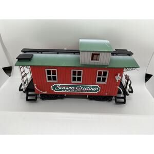 New Bright Caboose Happy Holiday Christmas Train Caboose Car